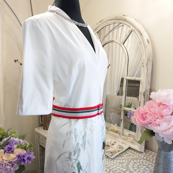 🍒NWT🍒TED BAKER MOLILO BIRD SHEATH DRESS - Picture 7 of 15